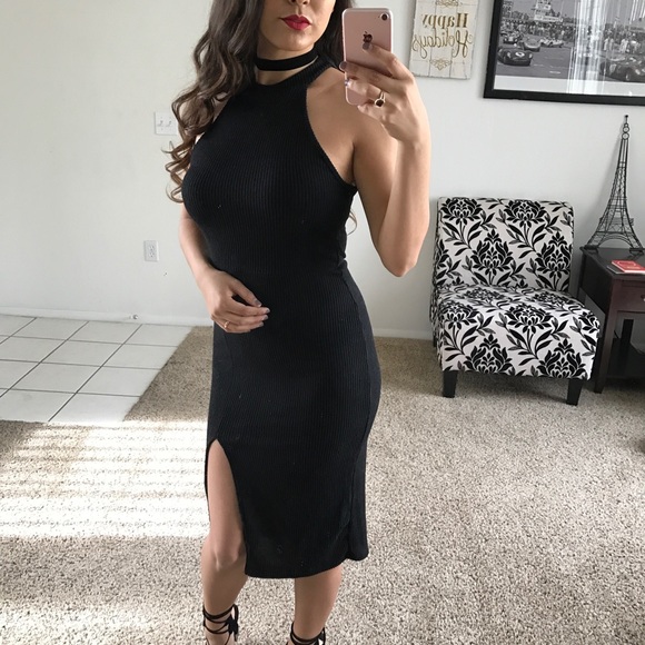 HP • Ribbed Midi Dress // Last One • - Picture 3 of 8