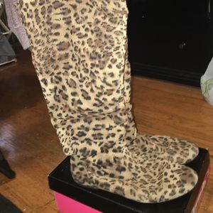 Cheetah boots