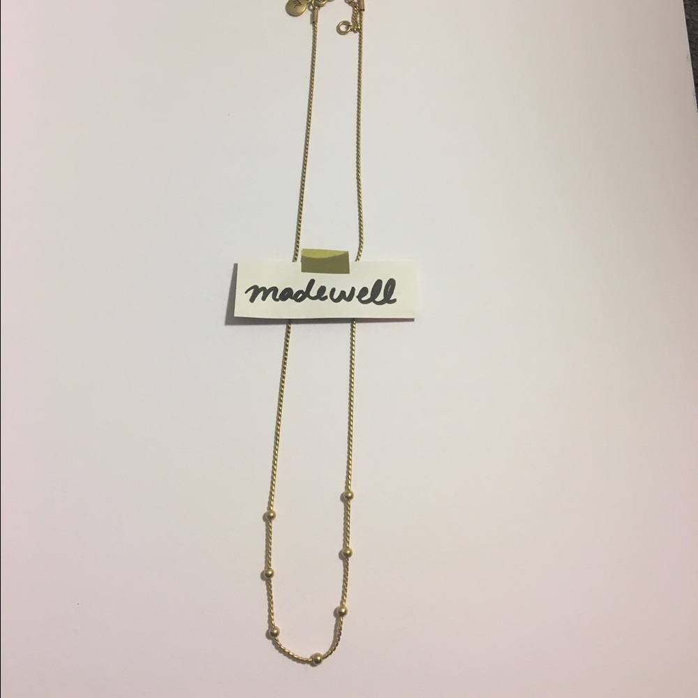 Gold Madewell necklace