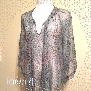 Silk forever 21 blouse