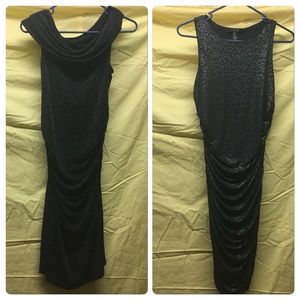 LOT OF TWO! Black/metallic dresses from Forever 21