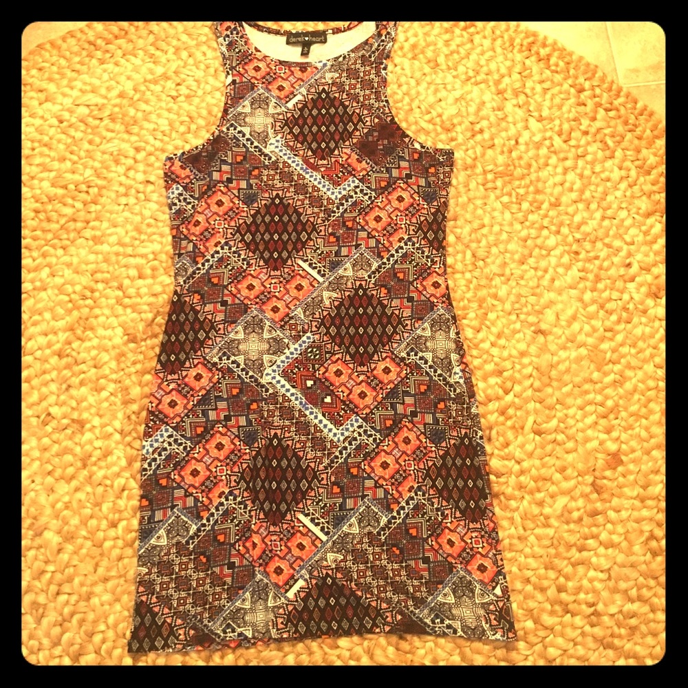 Patchwork Print Dress