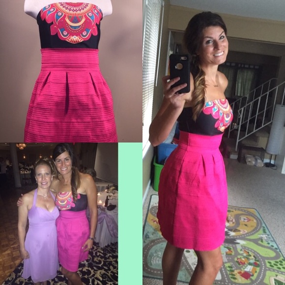 Strapless NY&C banded dress stiff shape - Picture 2 of 4