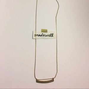 Gold Madewell necklace