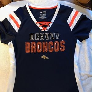 Broncos ladies NFL jersey.