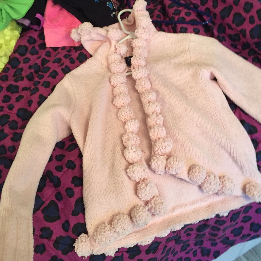 Blush Pom Pom jacket