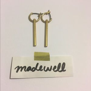 Gold Madewell earrings
