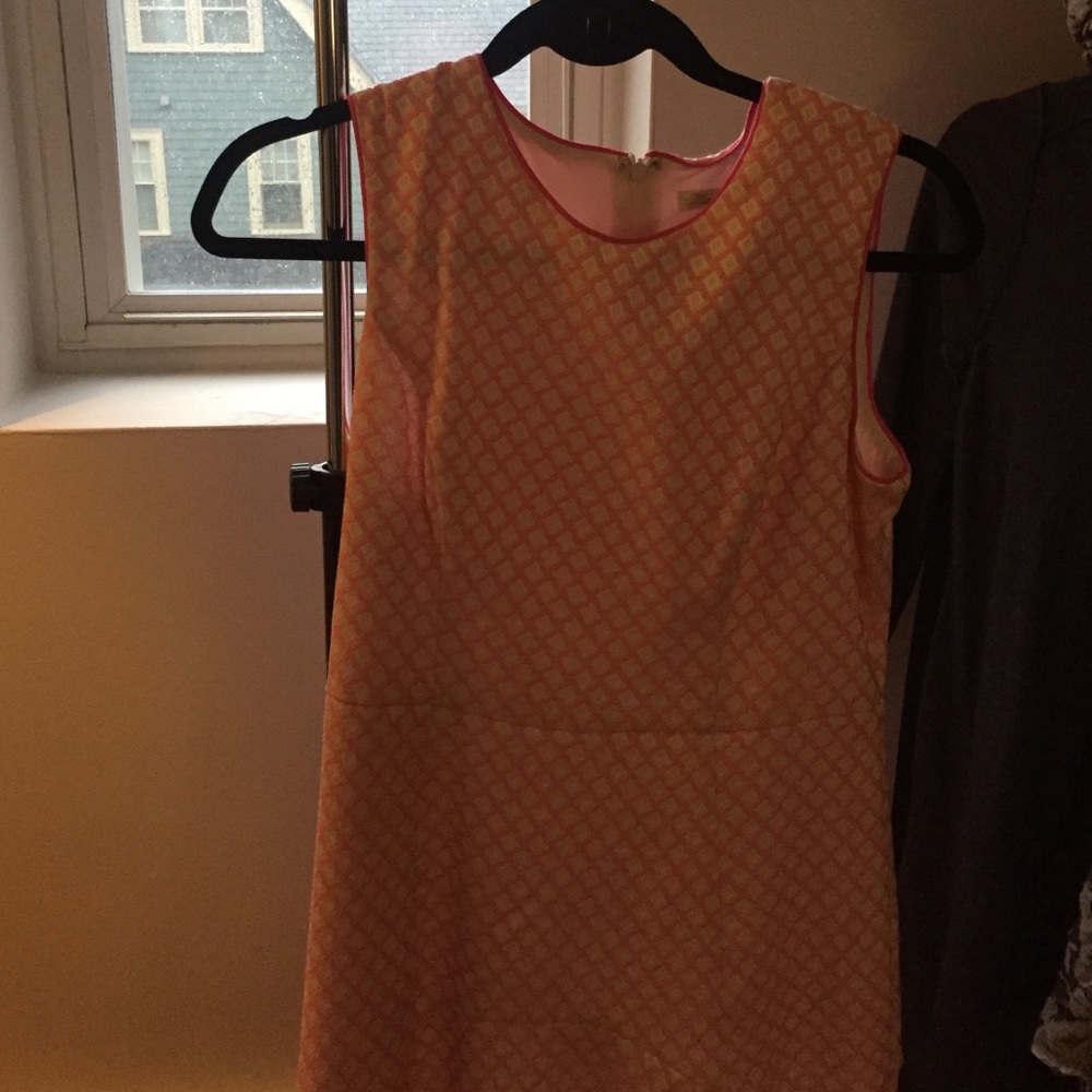 Pink jacquard patterned Shoshanna Dress - size 6