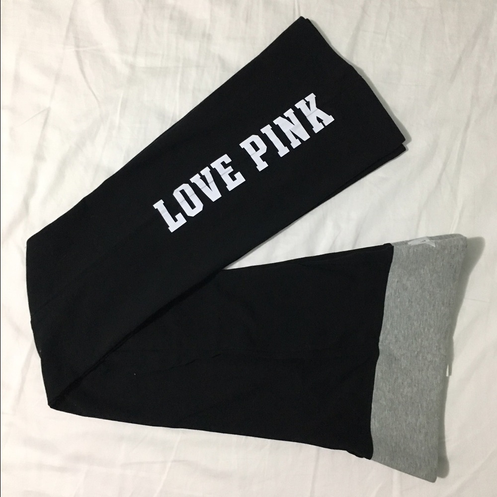 NWT pink Victoria secret flat flare yoga pant