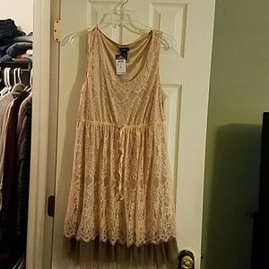 NWT Pale pink lace vintage style dress