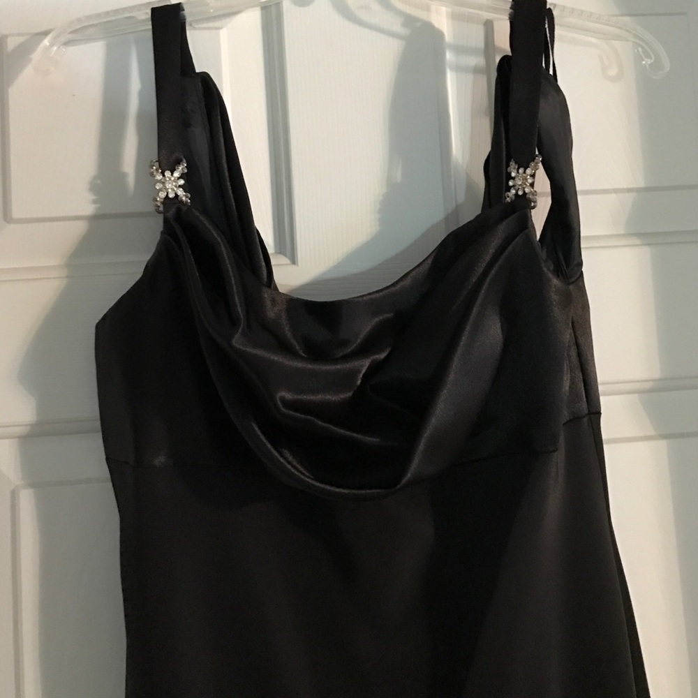 Floor length Black Gown