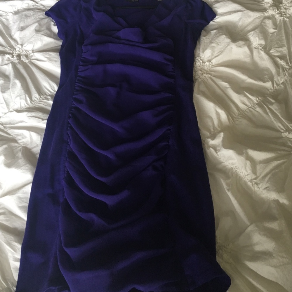 Size small deep purple tiered dress