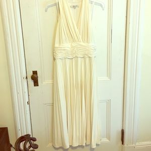 Pleated Midi Dress