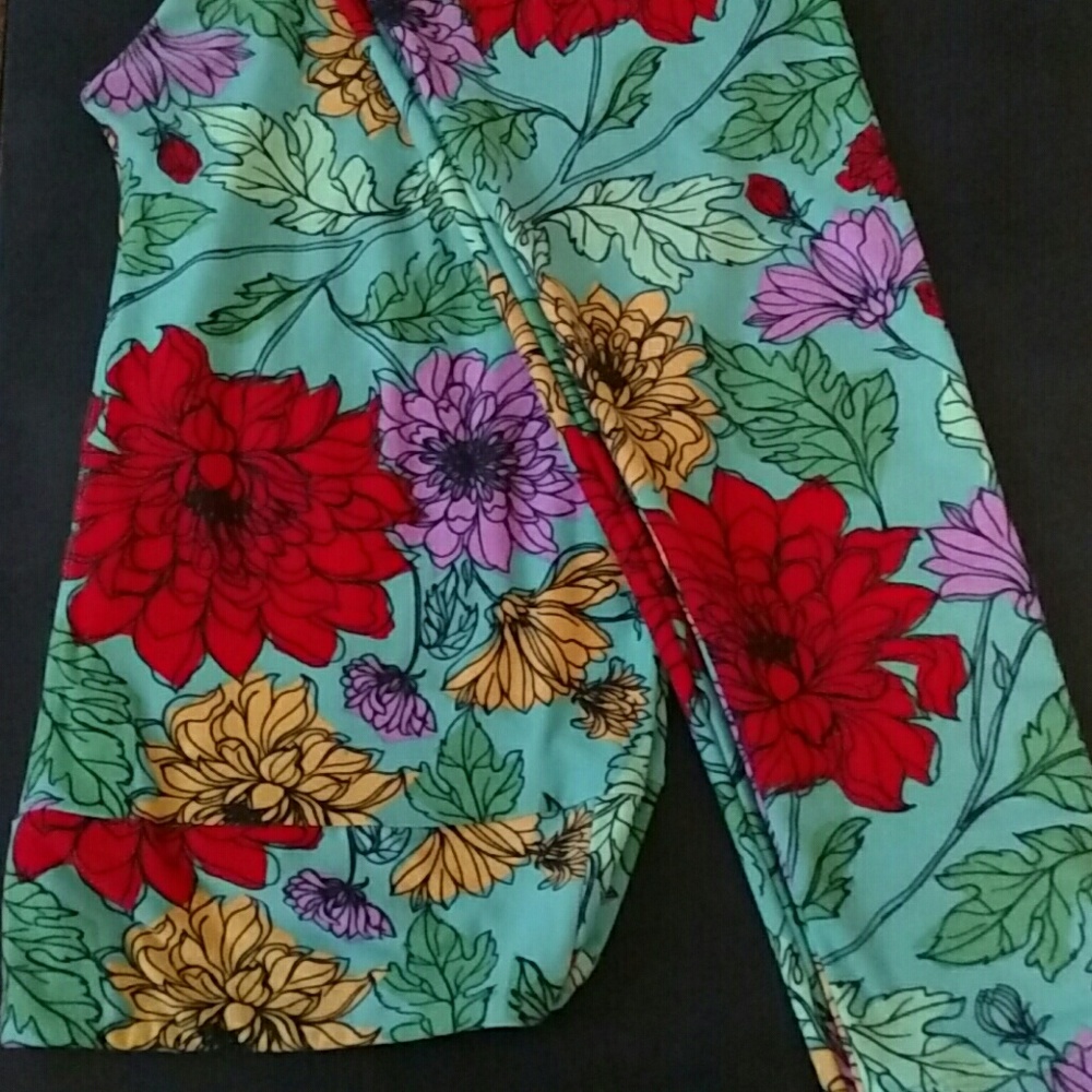 Lularoe TC Floral Leggings