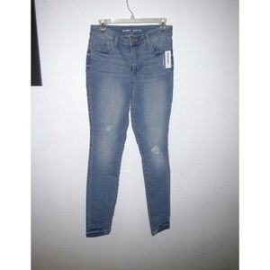 Old navy high rise distressed skinny jeans