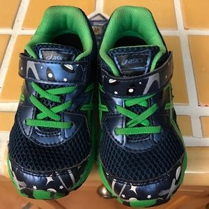 Asics Space Edition  Size 8M blue/green