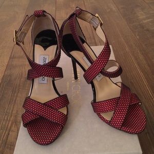 HumpDay SaleJimmy Choo Honey Comb Azalea size 36.5
