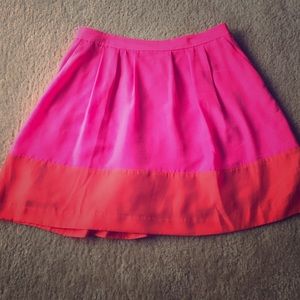 Pink and orange skirt