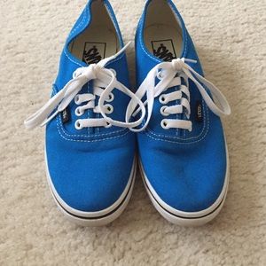 Super cute blue vans