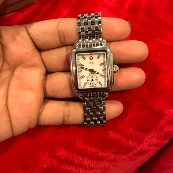 Deco Stainless Diamond Watch MWW06A000775 - MICHELE® Michele watch