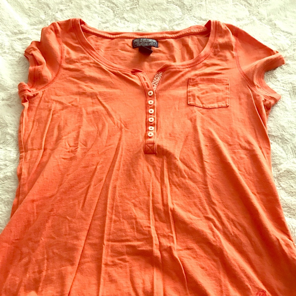 Nice clean orange shirt RL