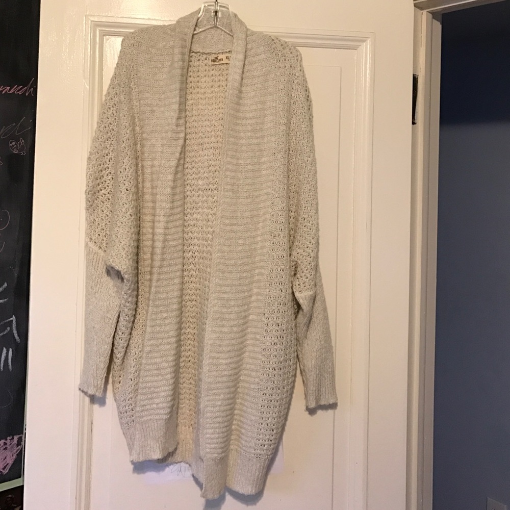 Hollister Beige Cardigan