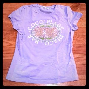Sequin/Beaded T-shirt from the South of France