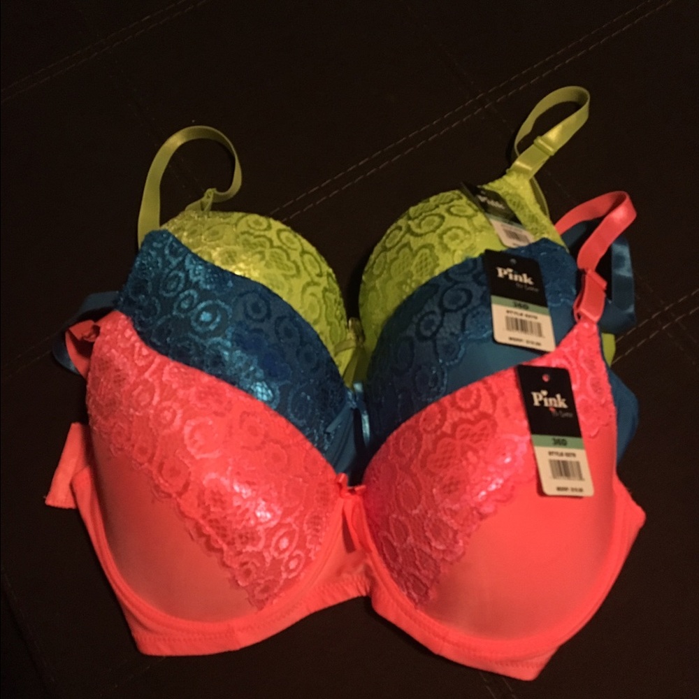Brand New Bra BLUE AND GREEN left with padding