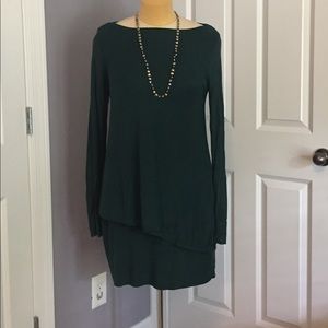 Green Tunic Sweater