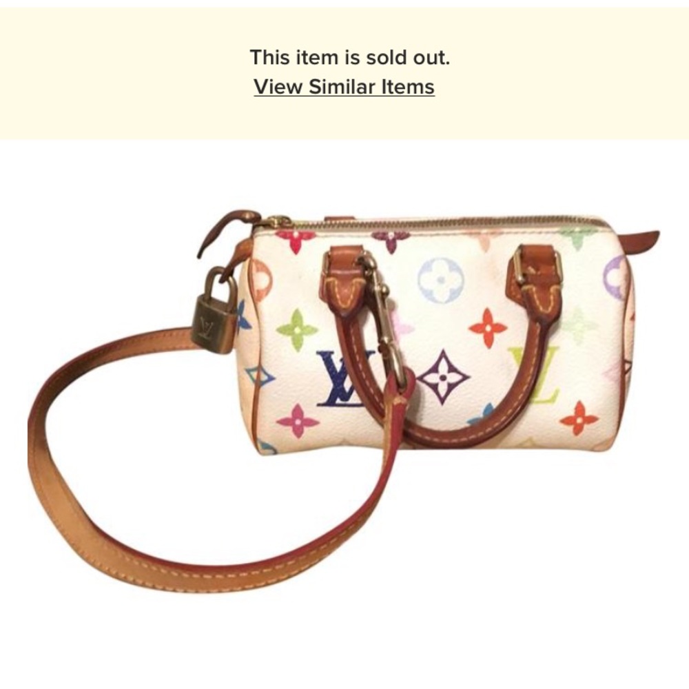 Authentic LV Mini speedy Multicolor