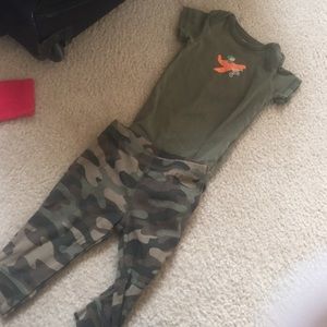 Money Camo Infant Outfit