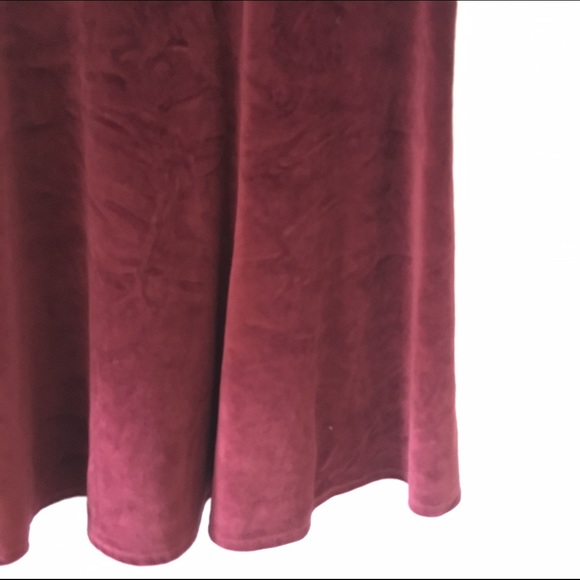 Abercrombie Stretch Velvet Swing Dress - Picture 3 of 3