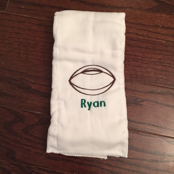 Brand new monogrammed burp cloth - Picture 1 of 1