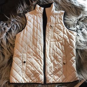 Ralph Lauren black & white reversible vest