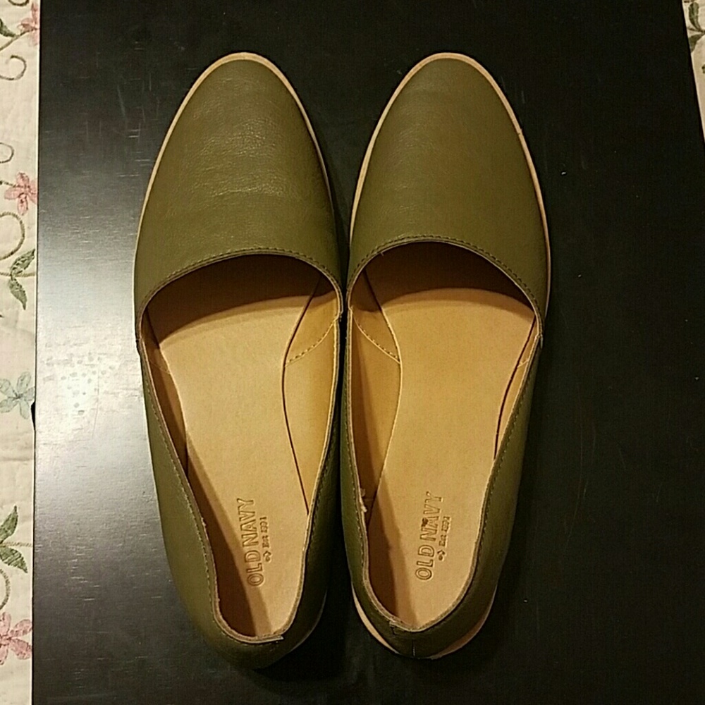 Old navy espadrilles, olive, size 9