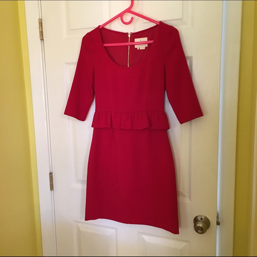 Red Kate Spade dress