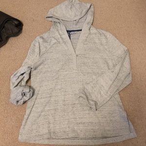 Gray speckled hoodie