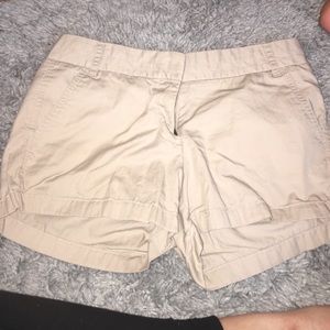 J Crew Tan Chino Shorts