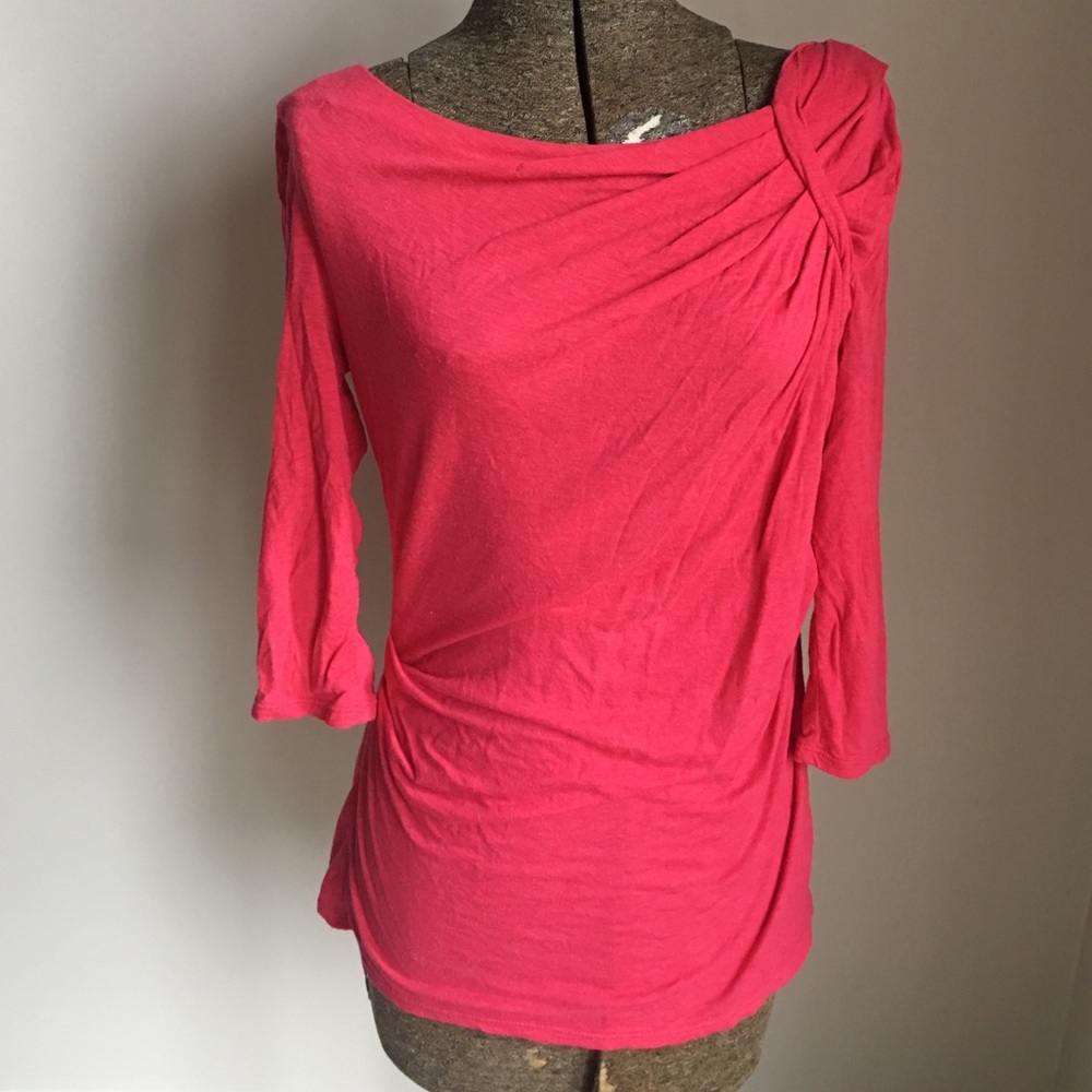 Magenta anthro top