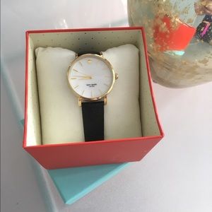 Kate Spade black and gold Spade watch