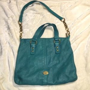 Fossil handbag - SHB6324 teal color