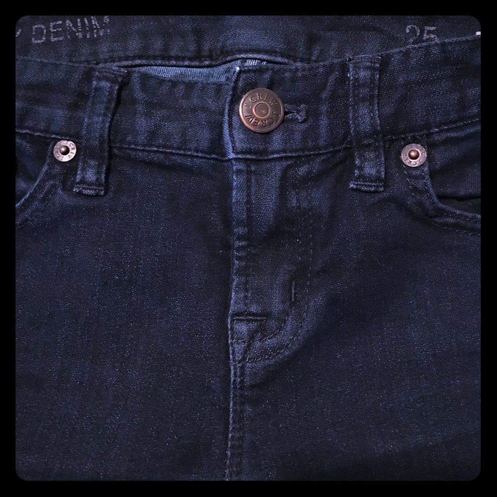 JCrew Leggy Denim Jeans 25