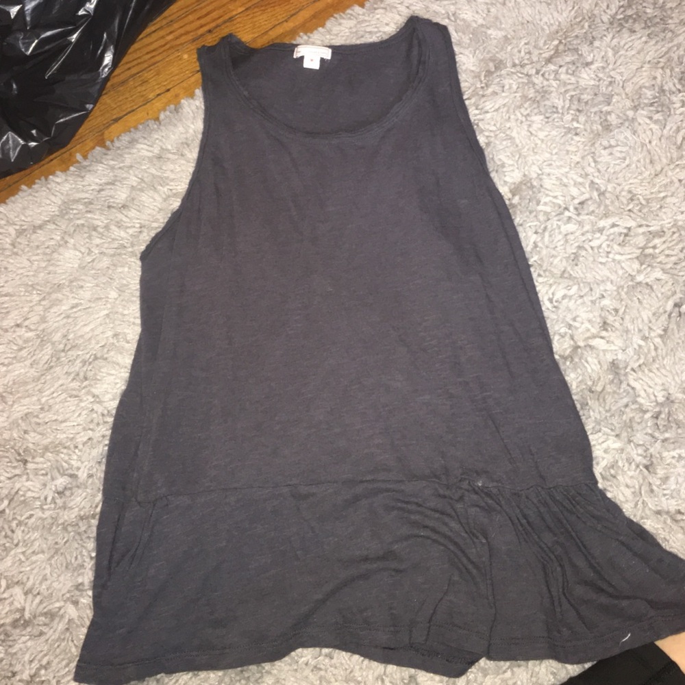 Gray Gap Peplum Tank Top