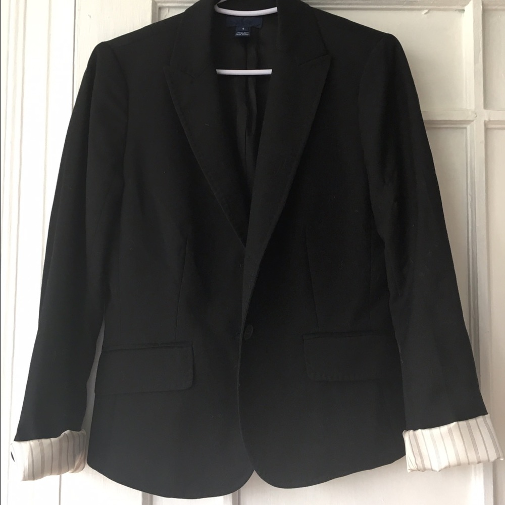 Black J Crew Blazer size 4