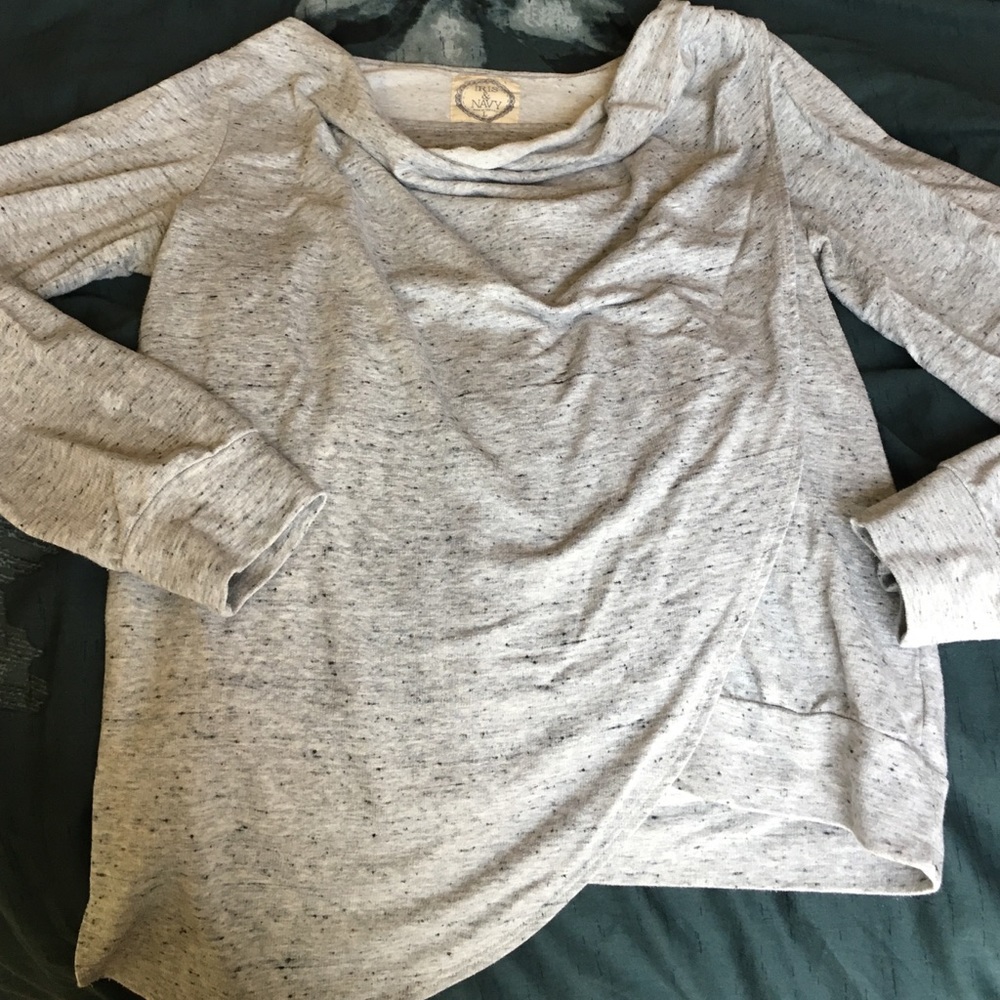 Iris & Navy sweatshirt top