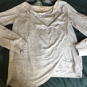 Iris & Navy sweatshirt top