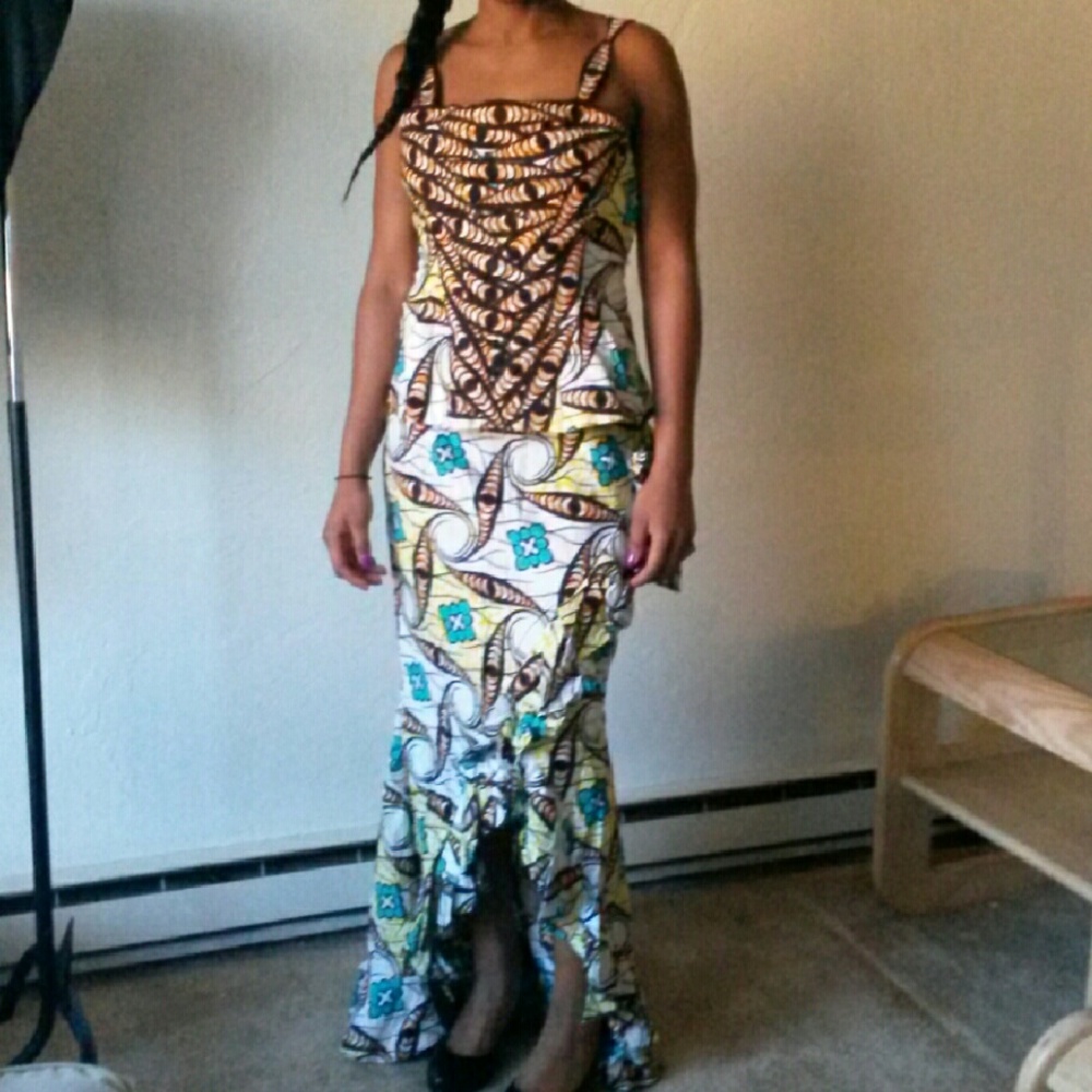 African Prints Skirt & Top Outfit/Attire