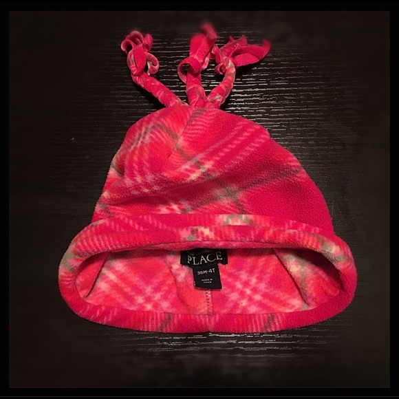 The Children's Place Fleece Poncho & Beanie Set - Picture 3 of 4