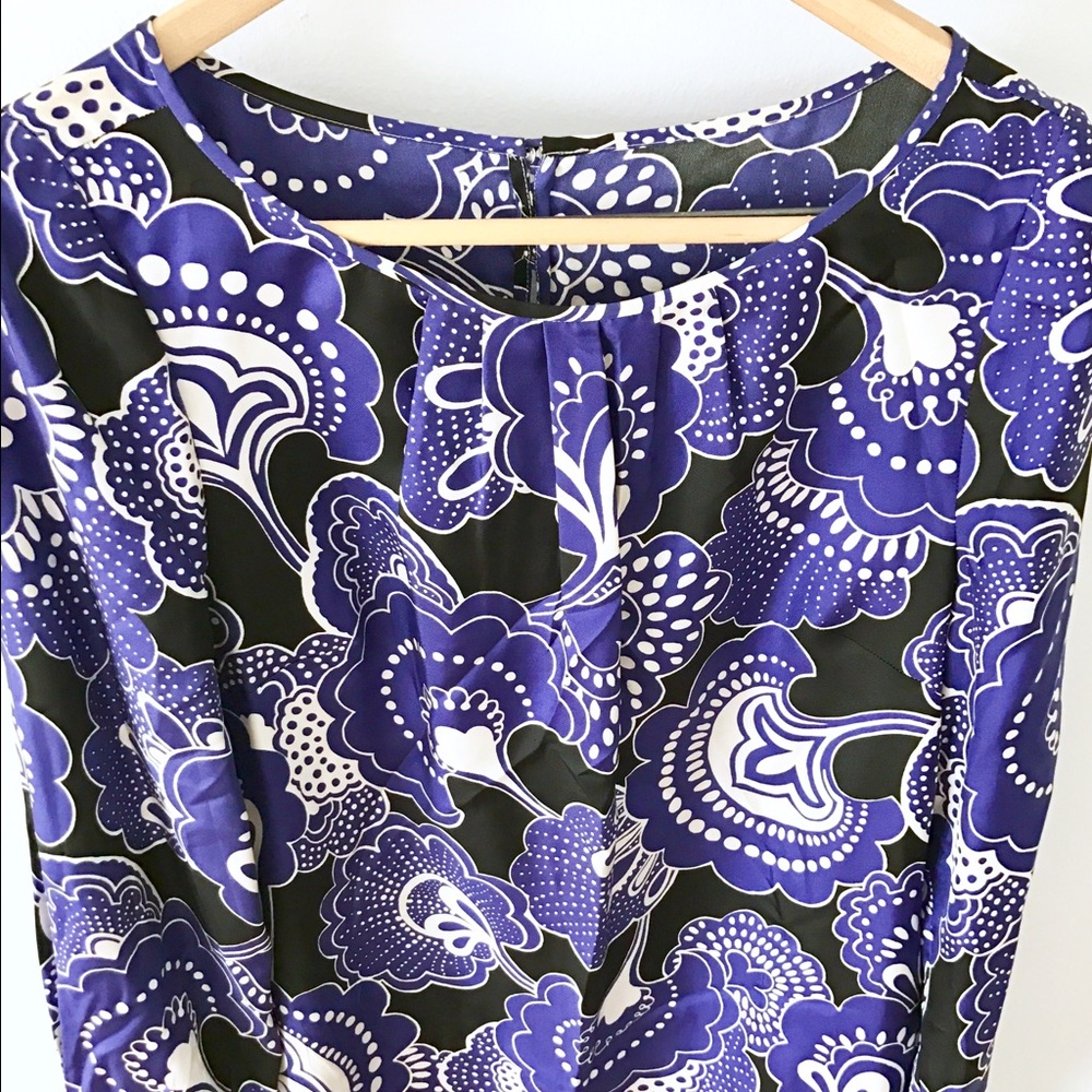 Silk Print Dress