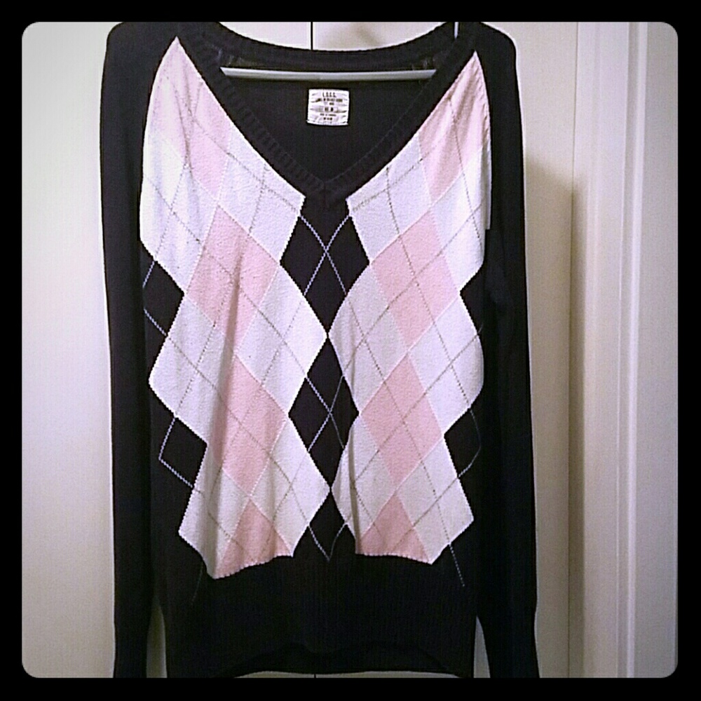Argyle Multicolor Sweatwr